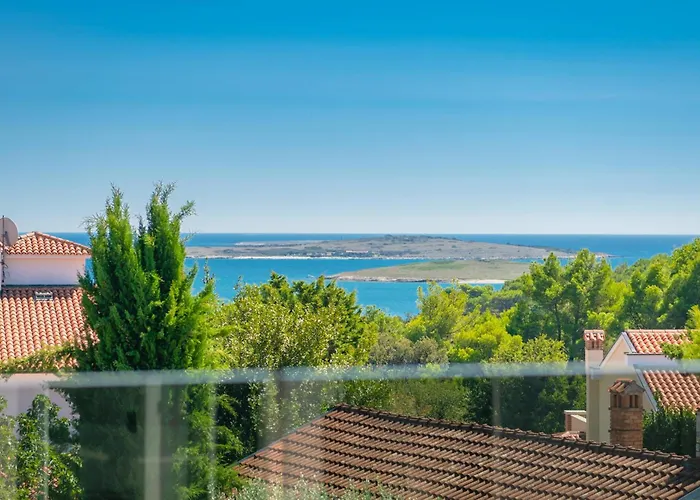 K With Rooftop Jacuzzi, Sea View And Private Gym Villa Premantura